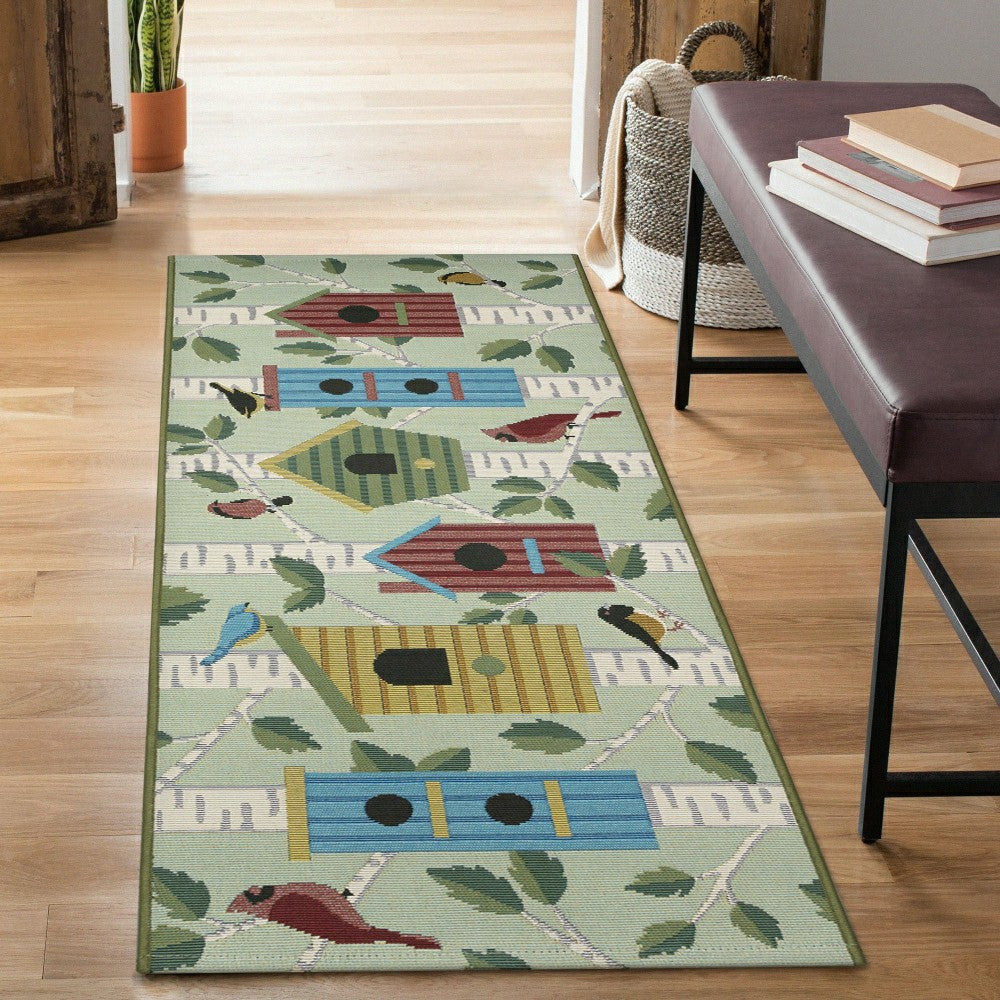 Bird Condos Indoor/Outdoor Rug | Plow & Hearth