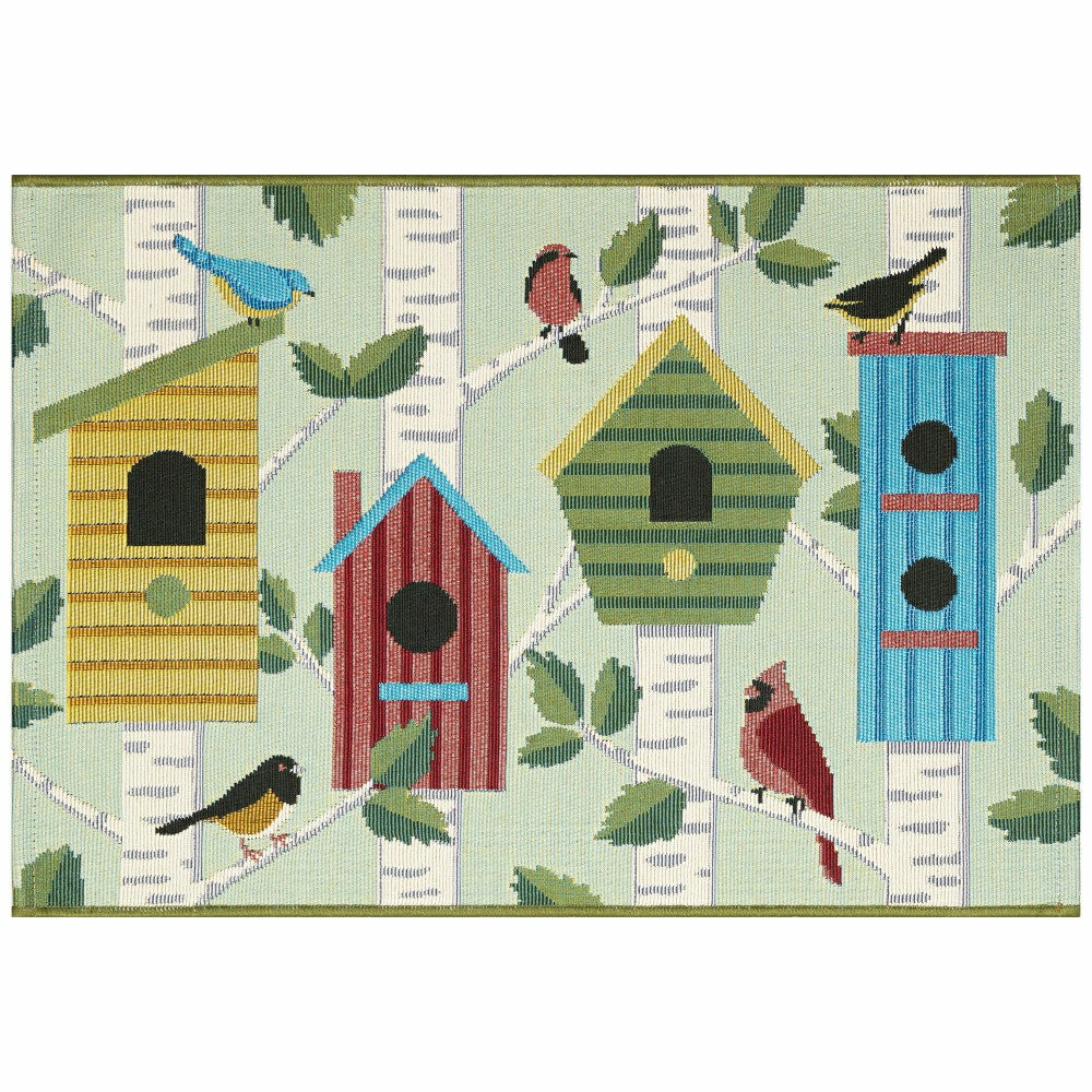 Bird Condos Indoor/Outdoor Rug | Plow & Hearth