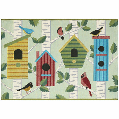 Bird Condos Indoor/Outdoor Rug | Plow & Hearth