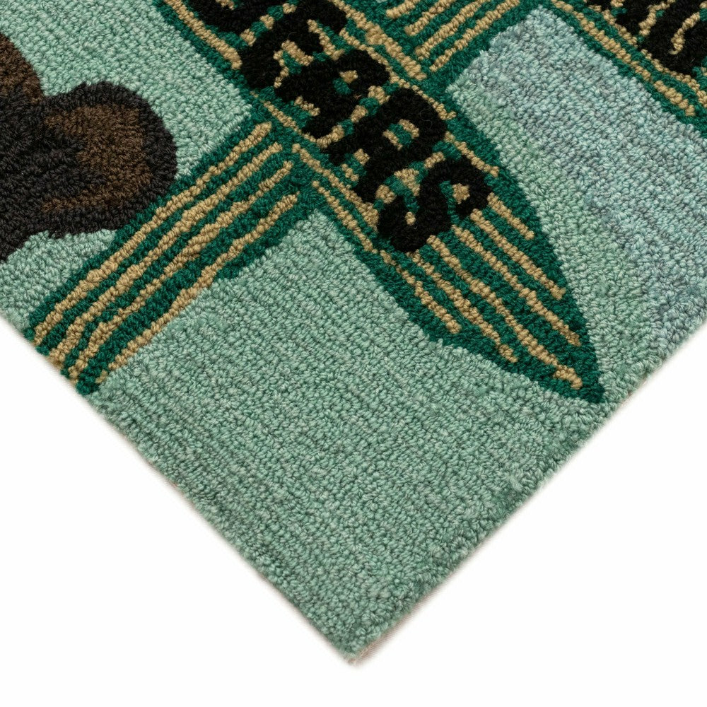 Fishing Bears Indoor/Outdoor Rug | Plow & Hearth