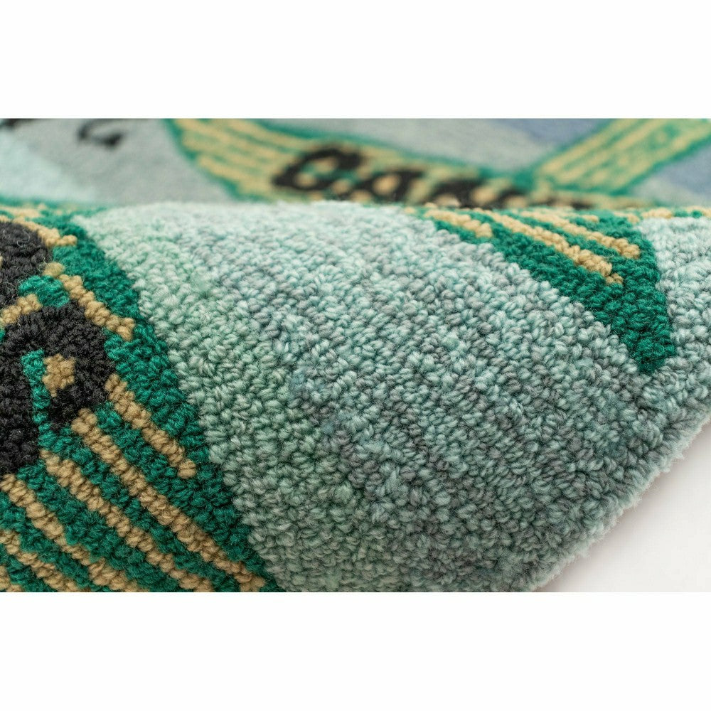 Fishing Bears Indoor/Outdoor Rug | Plow & Hearth