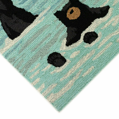 Bathing Bears Indoor/Outdoor Rug | Plow & Hearth