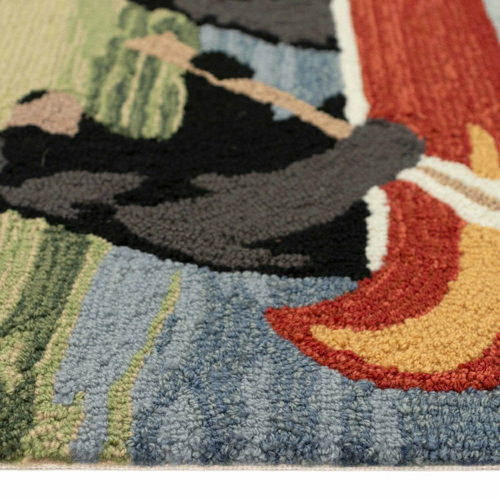 Liora Manne Frontporch Are We Bear Yet? Indoor/Outdoor Mat Lake 2' x 3 | Plow & Hearth