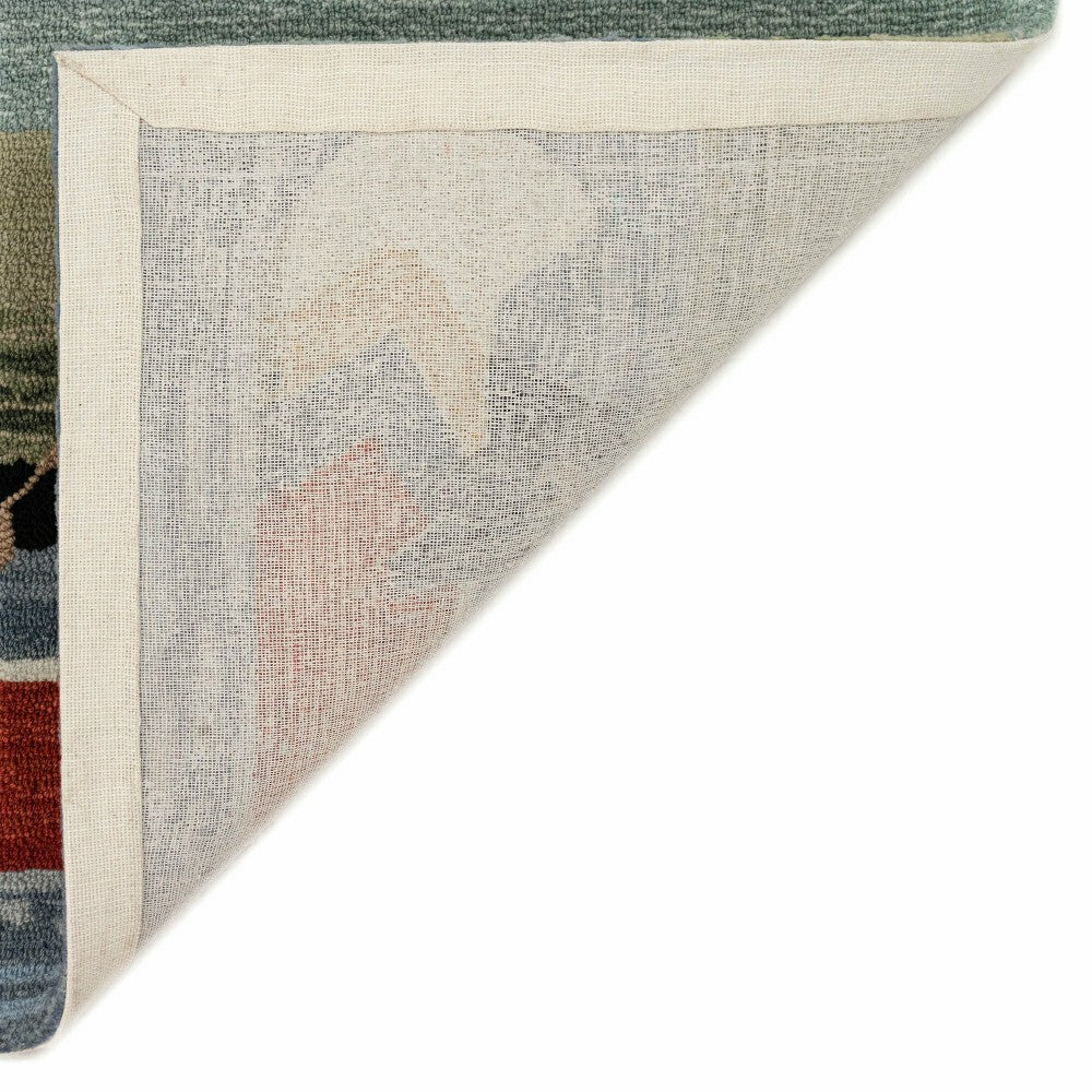 Liora Manne Frontporch Are We Bear Yet? Indoor/Outdoor Mat Lake 2' x 3 | Plow & Hearth