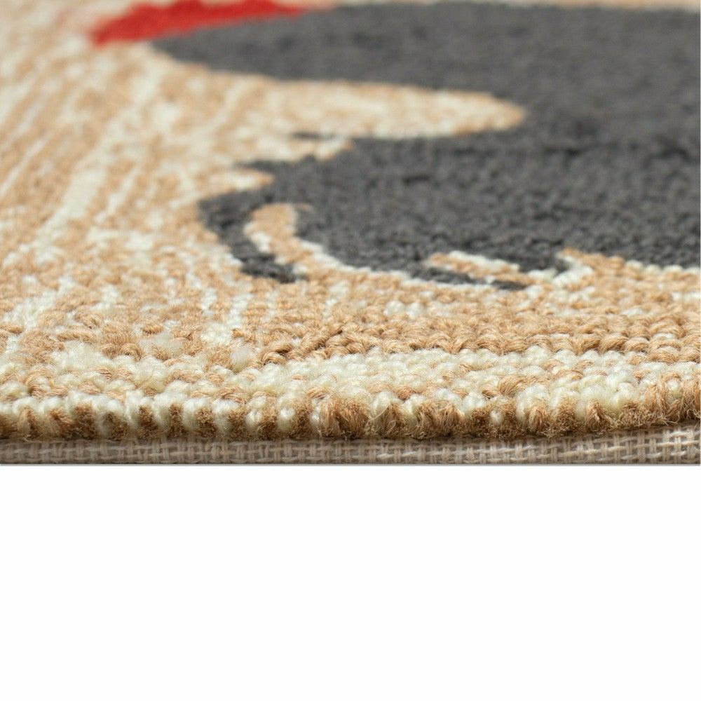 Strutting Roosters Indoor/Outdoor Rug | Plow & Hearth