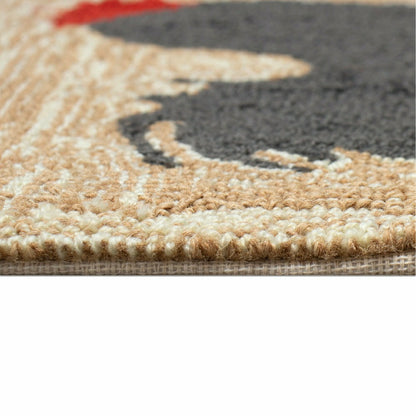 Strutting Roosters Indoor/Outdoor Rug | Plow & Hearth