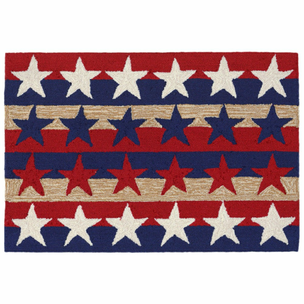 Stars & Stripes Indoor/Outdoor Rug | Plow & Hearth