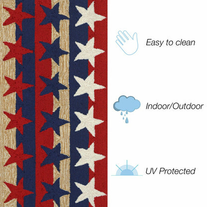 Stars & Stripes Indoor/Outdoor Rug | Plow & Hearth