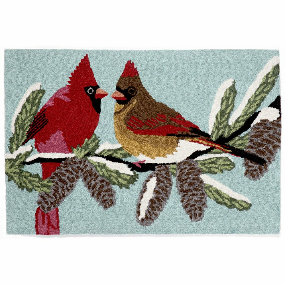 Cardinals Indoor/Outdoor Rug | Plow & Hearth