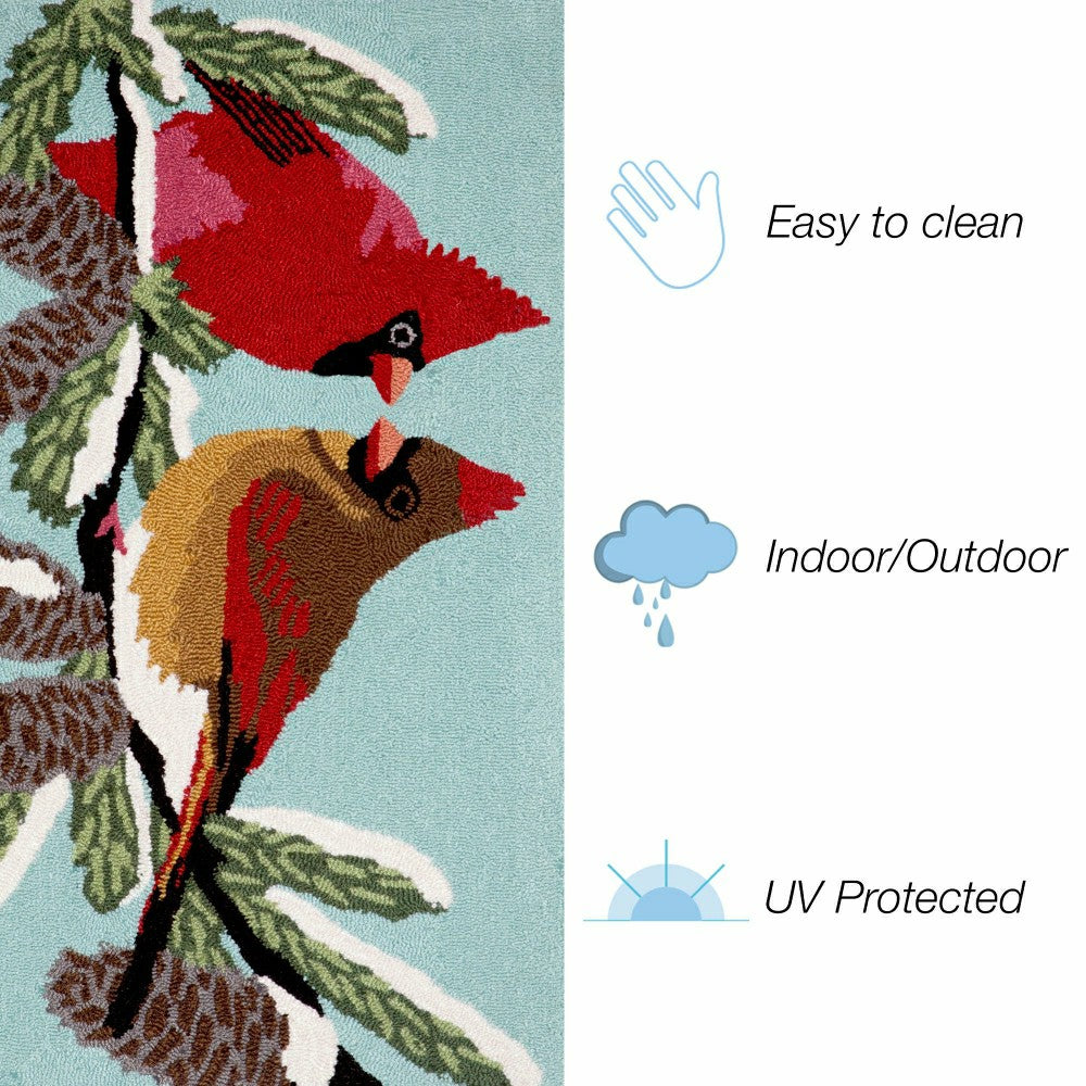 Cardinals Indoor/Outdoor Rug | Plow & Hearth
