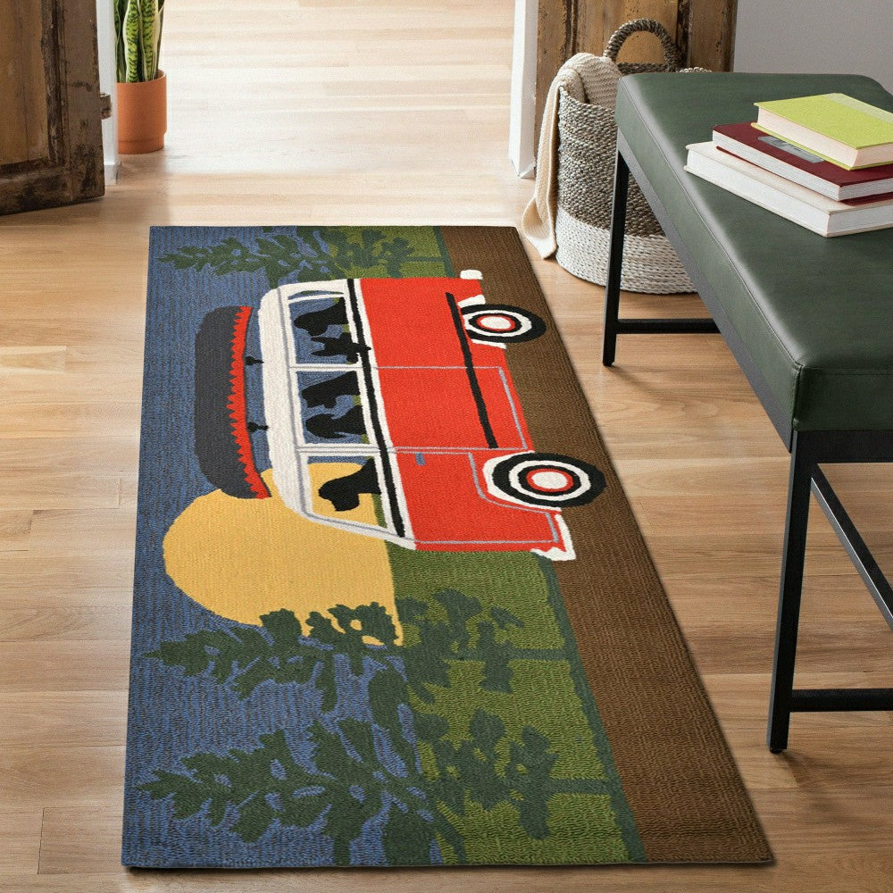 Camping Trip Indoor/Outdoor Rug | Plow & Hearth