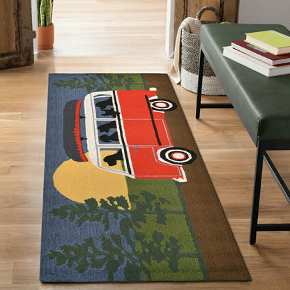 Camping Trip Indoor/Outdoor Rug | Plow & Hearth