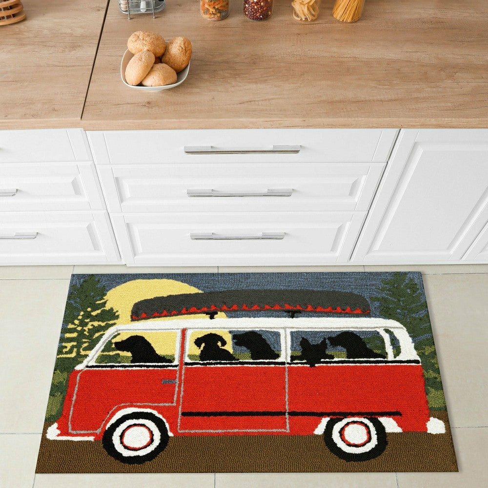 Camping Trip Indoor/Outdoor Rug | Plow & Hearth