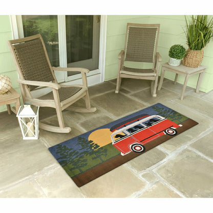 Camping Trip Indoor/Outdoor Rug | Plow & Hearth