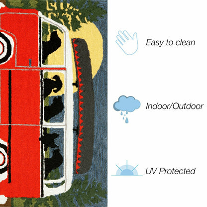 Camping Trip Indoor/Outdoor Rug | Plow & Hearth