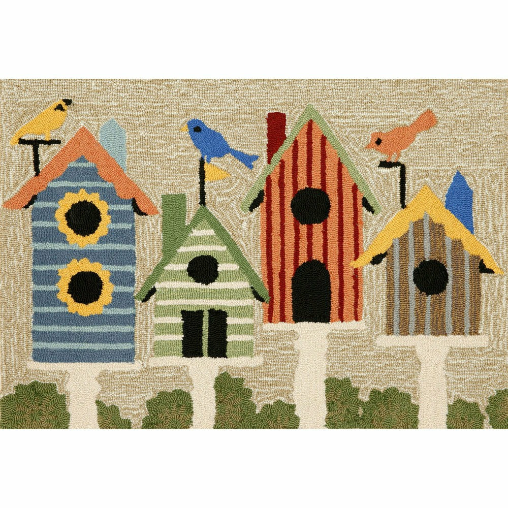 Birdhouses Indoor/Outdoor Rug | Plow & Hearth