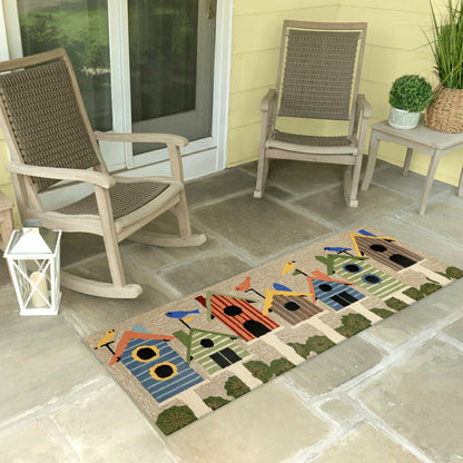 Birdhouses Indoor/Outdoor Rug | Plow & Hearth
