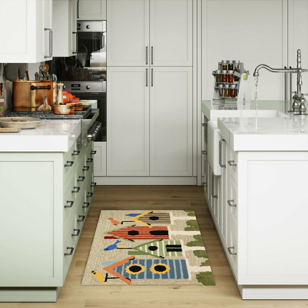 Birdhouses Indoor/Outdoor Rug | Plow & Hearth