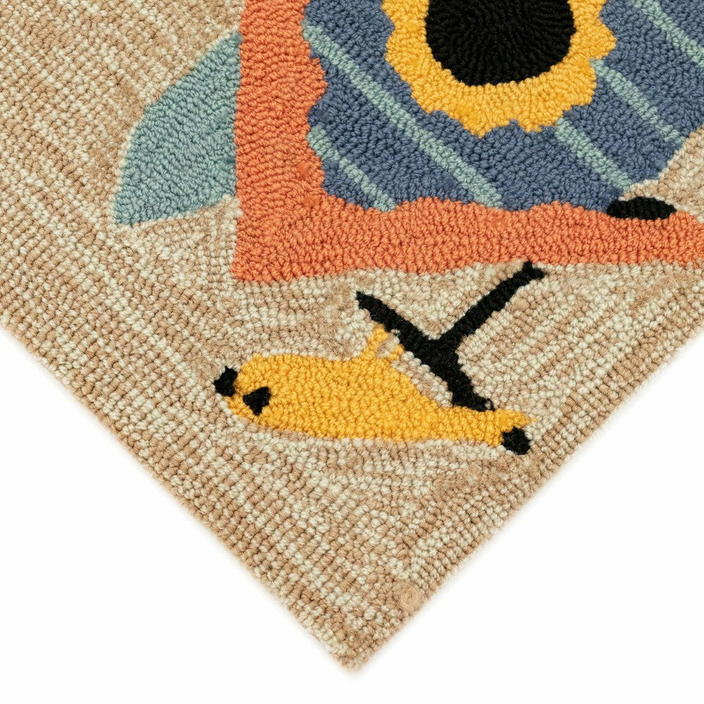Birdhouses Indoor/Outdoor Rug | Plow & Hearth