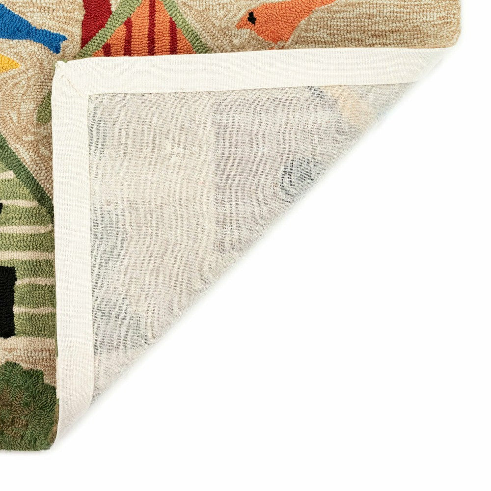 Birdhouses Indoor/Outdoor Rug | Plow & Hearth