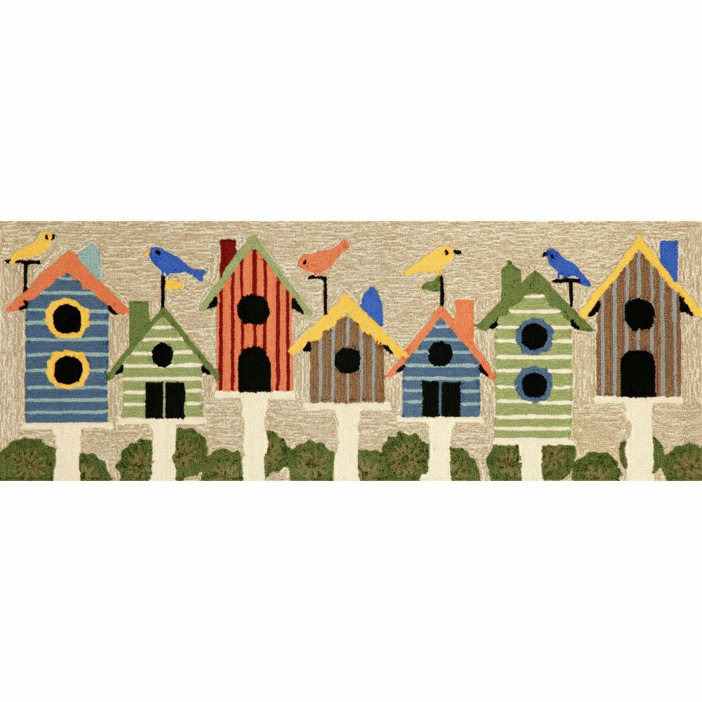 Birdhouses Indoor/Outdoor Rug | Plow & Hearth