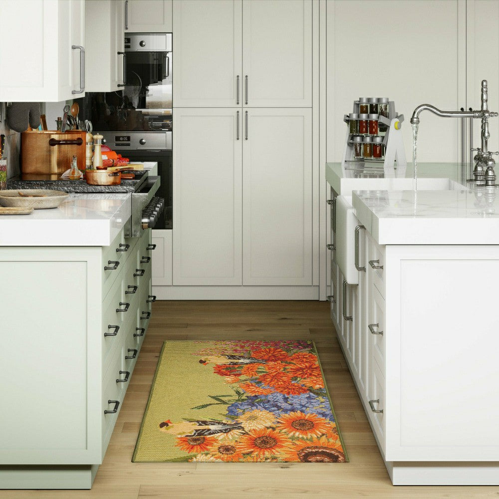 Garden Birds Indoor/Outdoor Rug | Plow & Hearth