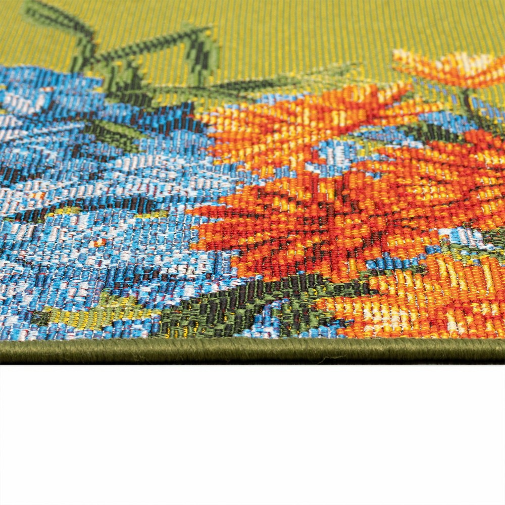 Garden Birds Indoor/Outdoor Rug | Plow & Hearth