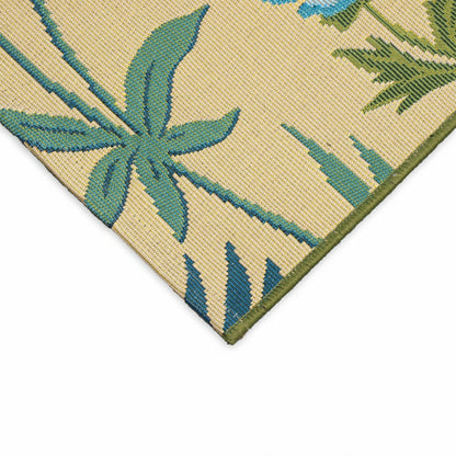 Floral Dragonfly Indoor/Outdoor Rug | Plow & Hearth