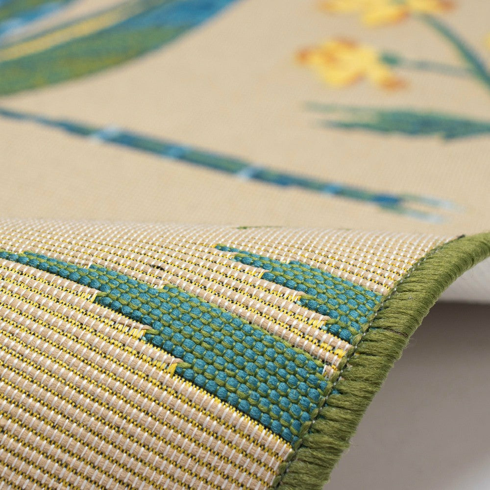 Floral Dragonfly Indoor/Outdoor Rug | Plow & Hearth