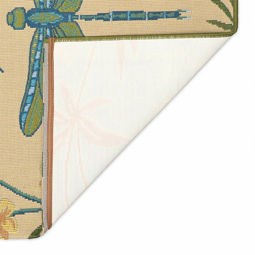 Floral Dragonfly Indoor/Outdoor Rug | Plow & Hearth