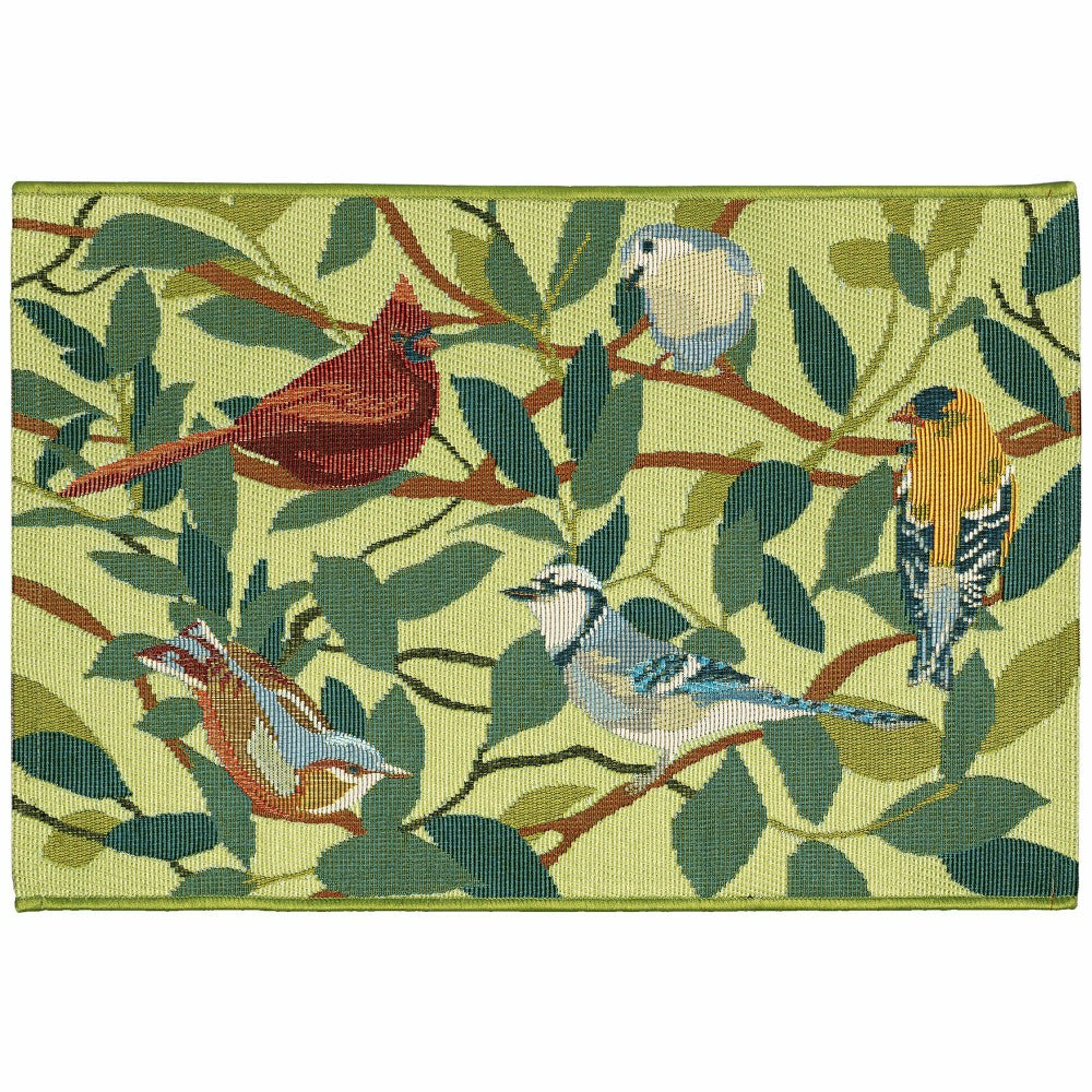 Birds Of A Feather Indoor/Outdoor Rug | Plow & Hearth