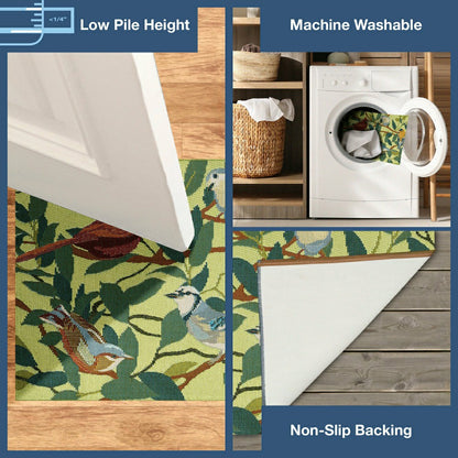 Birds Of A Feather Indoor/Outdoor Rug | Plow & Hearth