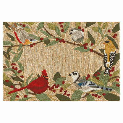 Bird Border Indoor/Outdoor Rug | Plow & Hearth