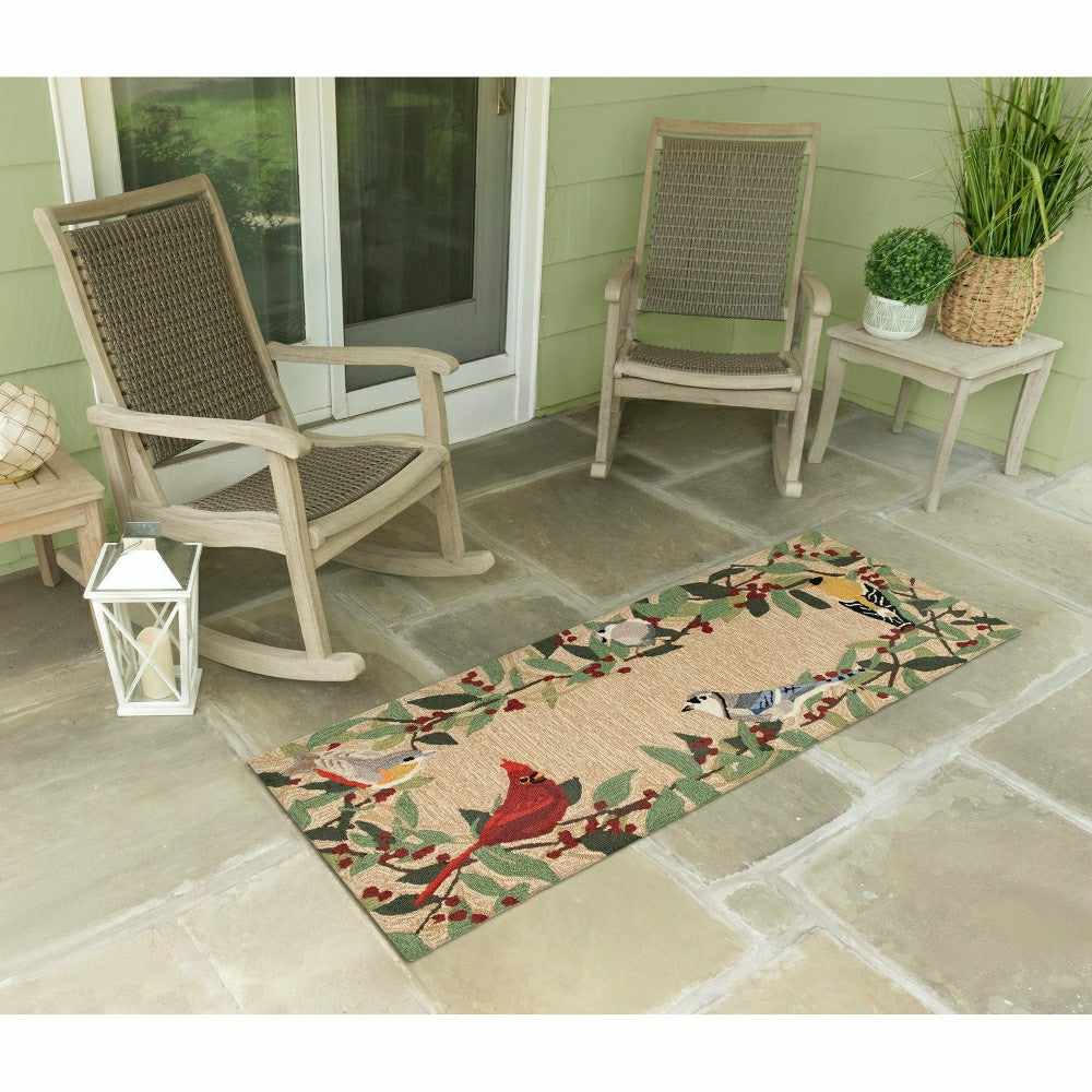 Bird Border Indoor/Outdoor Rug | Plow & Hearth