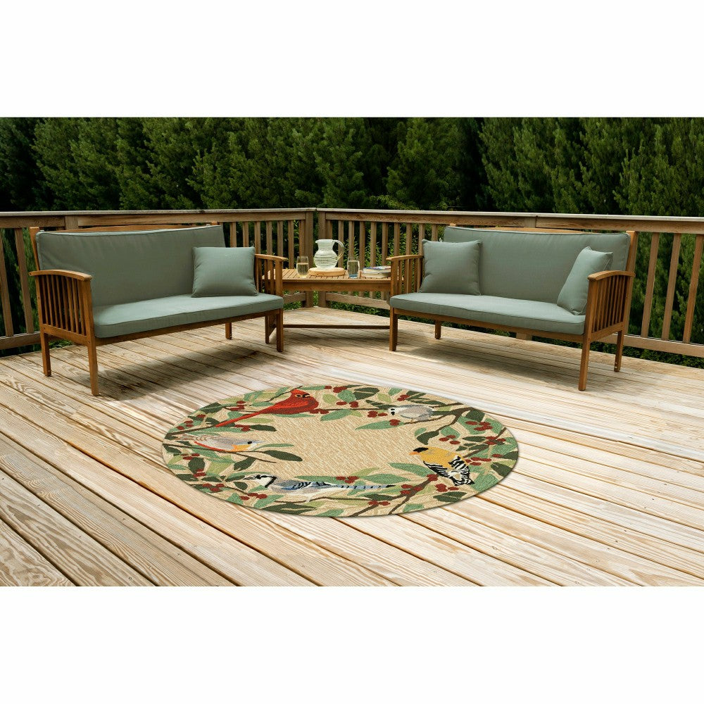Bird Border Indoor/Outdoor Rug | Plow & Hearth