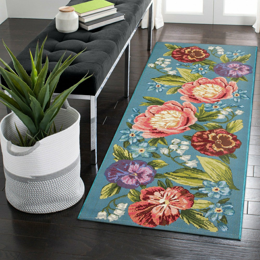 Liora Manne Esencia Secret Garden Indoor/Outdoor Rug | Plow & Hearth