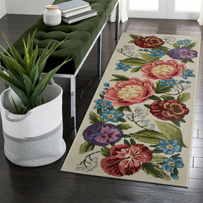 Liora Manne Esencia Secret Garden Indoor/Outdoor Rug | Plow & Hearth
