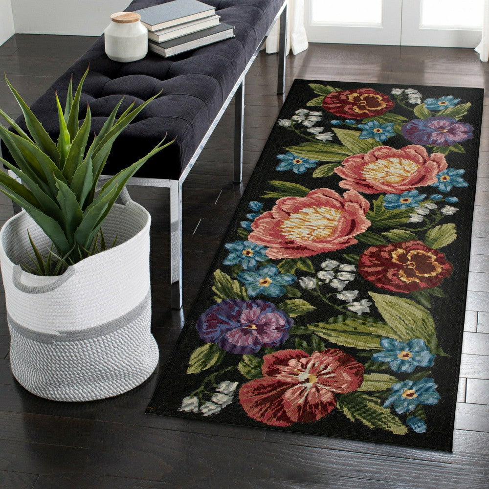 Liora Manne Esencia Secret Garden Indoor/Outdoor Rug | Plow & Hearth
