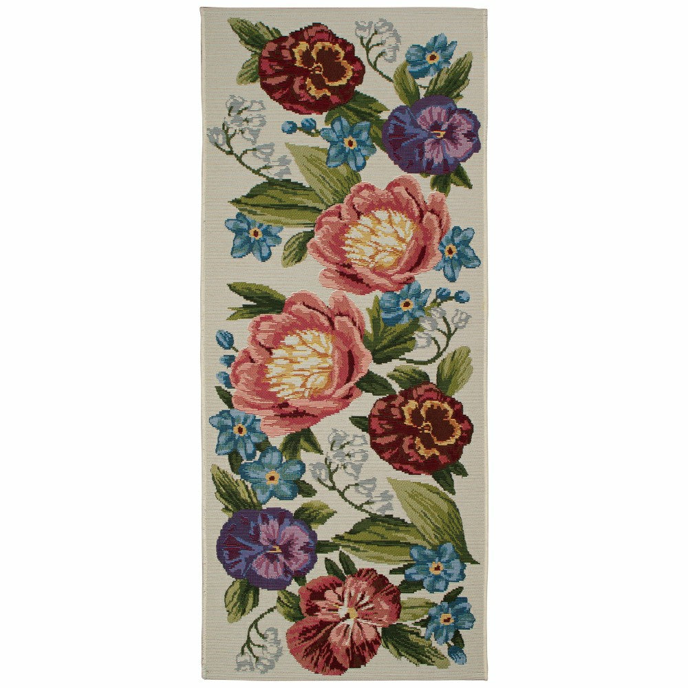 Liora Manne Esencia Secret Garden Indoor/Outdoor Rug | Plow & Hearth
