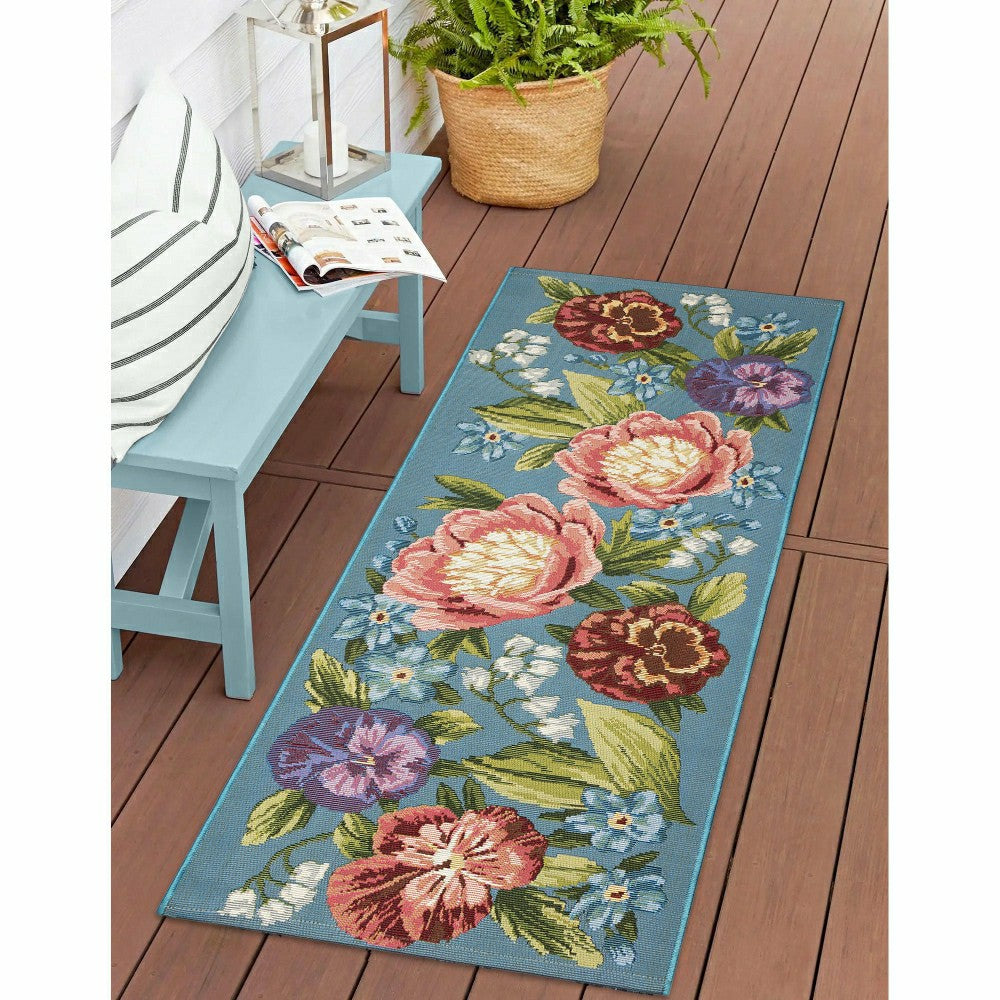 Liora Manne Esencia Secret Garden Indoor/Outdoor Rug | Plow & Hearth