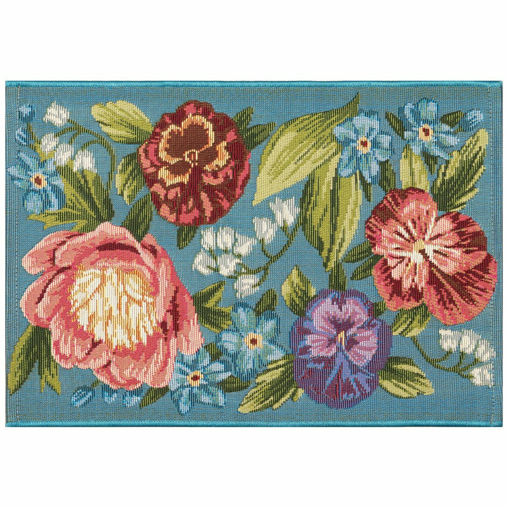 Liora Manne Esencia Secret Garden Indoor/Outdoor Rug | Plow & Hearth