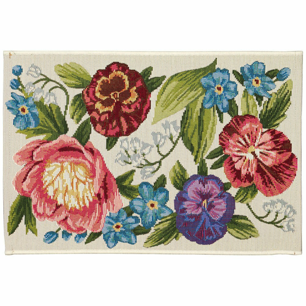 Liora Manne Esencia Secret Garden Indoor/Outdoor Rug | Plow & Hearth