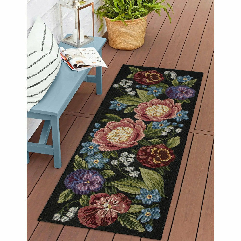 Liora Manne Esencia Secret Garden Indoor/Outdoor Rug | Plow & Hearth