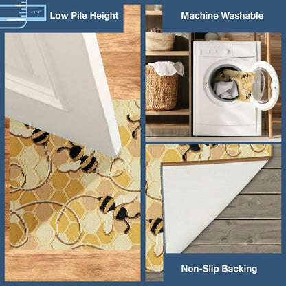 Esencia Bee Free Indoor/Outdoor Rug | Plow & Hearth