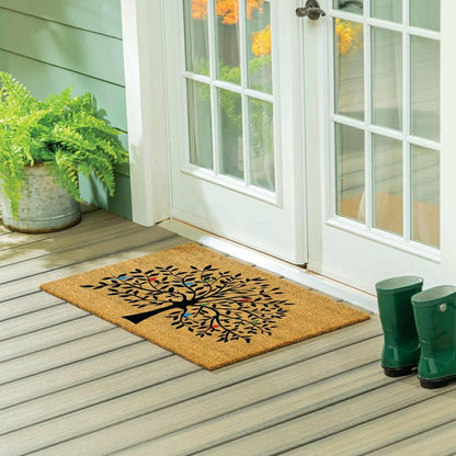 Tree of Life w/ Multi-ColorBirds, 24"x36" | Plow & Hearth