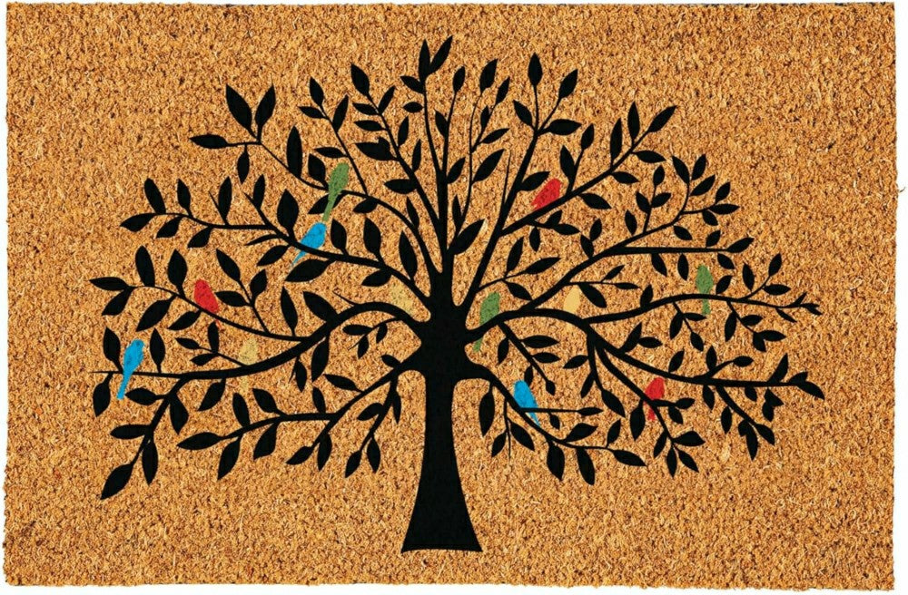 Tree of Life w/ Multi-ColorBirds, 24"x36" | Plow & Hearth