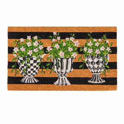 Spring Topiary Coir Mat | Plow & Hearth