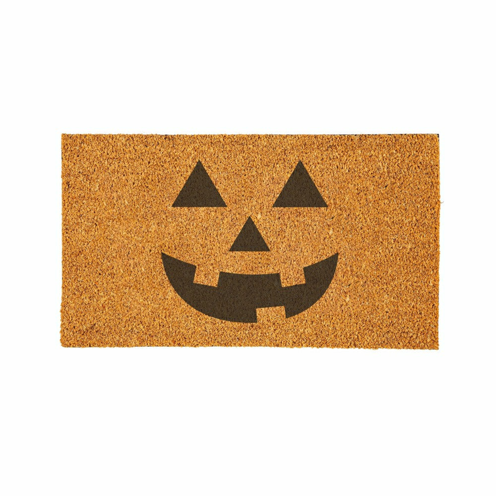 HALLOWEEN Smile Coir Mat, 28"x16" | Plow & Hearth