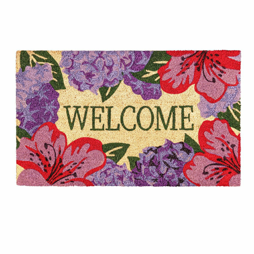 Vivid Azaleas Coir Mat | Plow & Hearth
