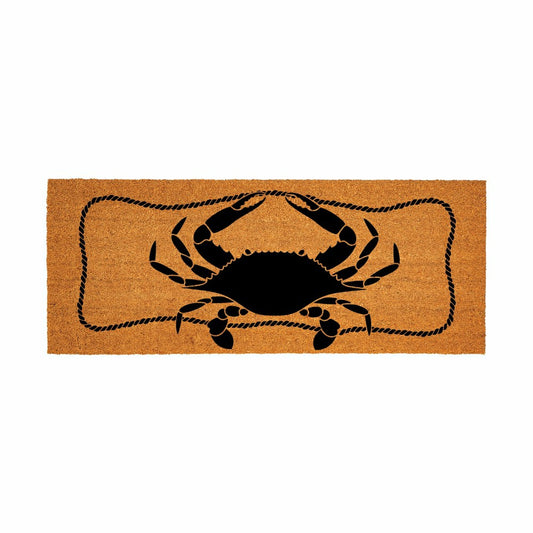 Coastal Coir Mat Crab 60x24" | Plow & Hearth